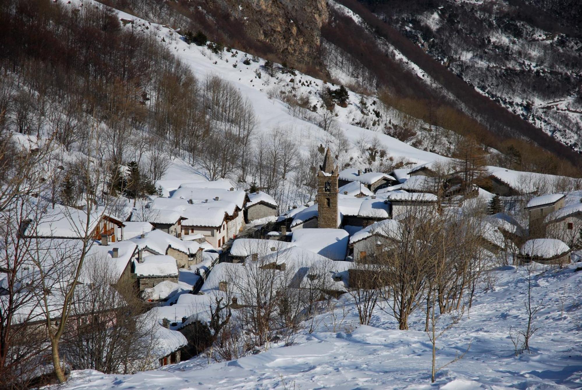 Ca Ad Me Pare Alloggio Con Terrazza Panoramica Moncenisio Eksteriør billede