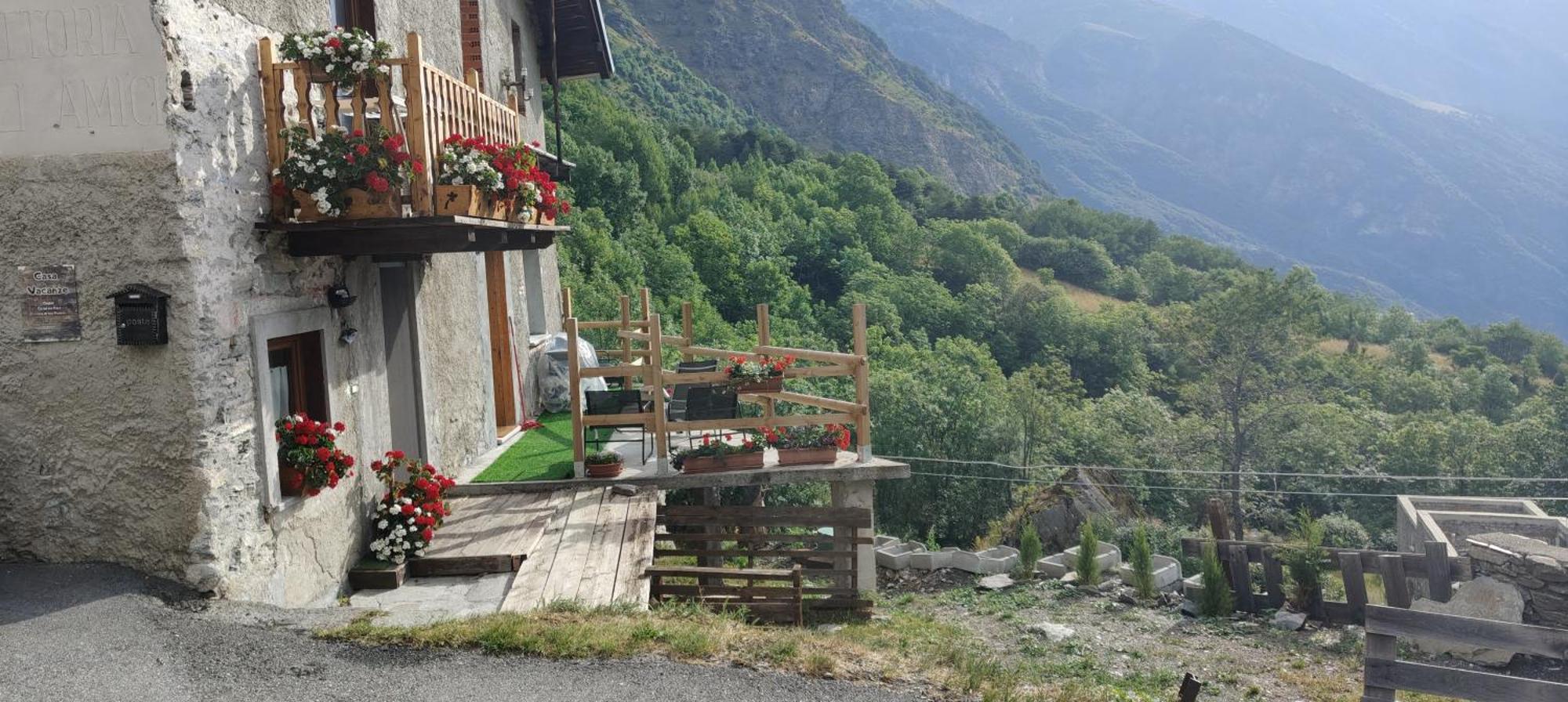 Ca Ad Me Pare Alloggio Con Terrazza Panoramica Moncenisio Eksteriør billede